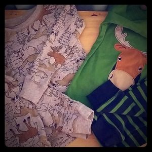 Carters woodland 4t EUC longsleeve pajamas